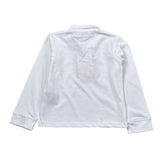 Trussardi Polo tinta unita con Stampa Bianco per Neonato TIA26018PO BIANCO TRUSSARDI 