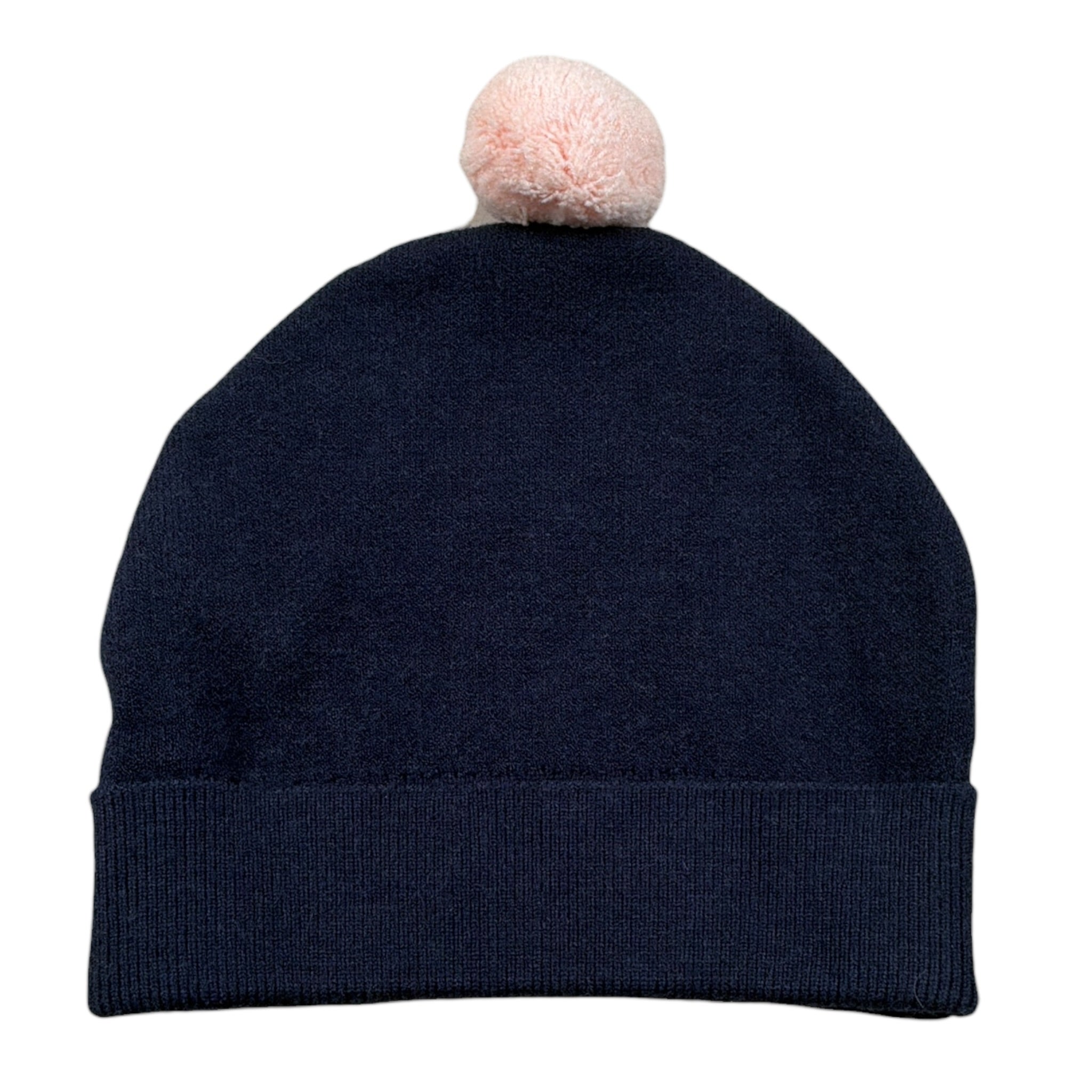 Trussardi Cappello tinta unita con Logo Blu per Neonata TIA26024HA BLU TRUSSARDI 