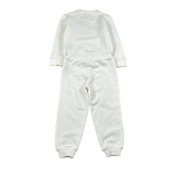 Trussardi Completo 2Pz Felpa-Pantalone tinta unita Bianco per Neonata TIA26028CF BIANCO TRUSSARDI 