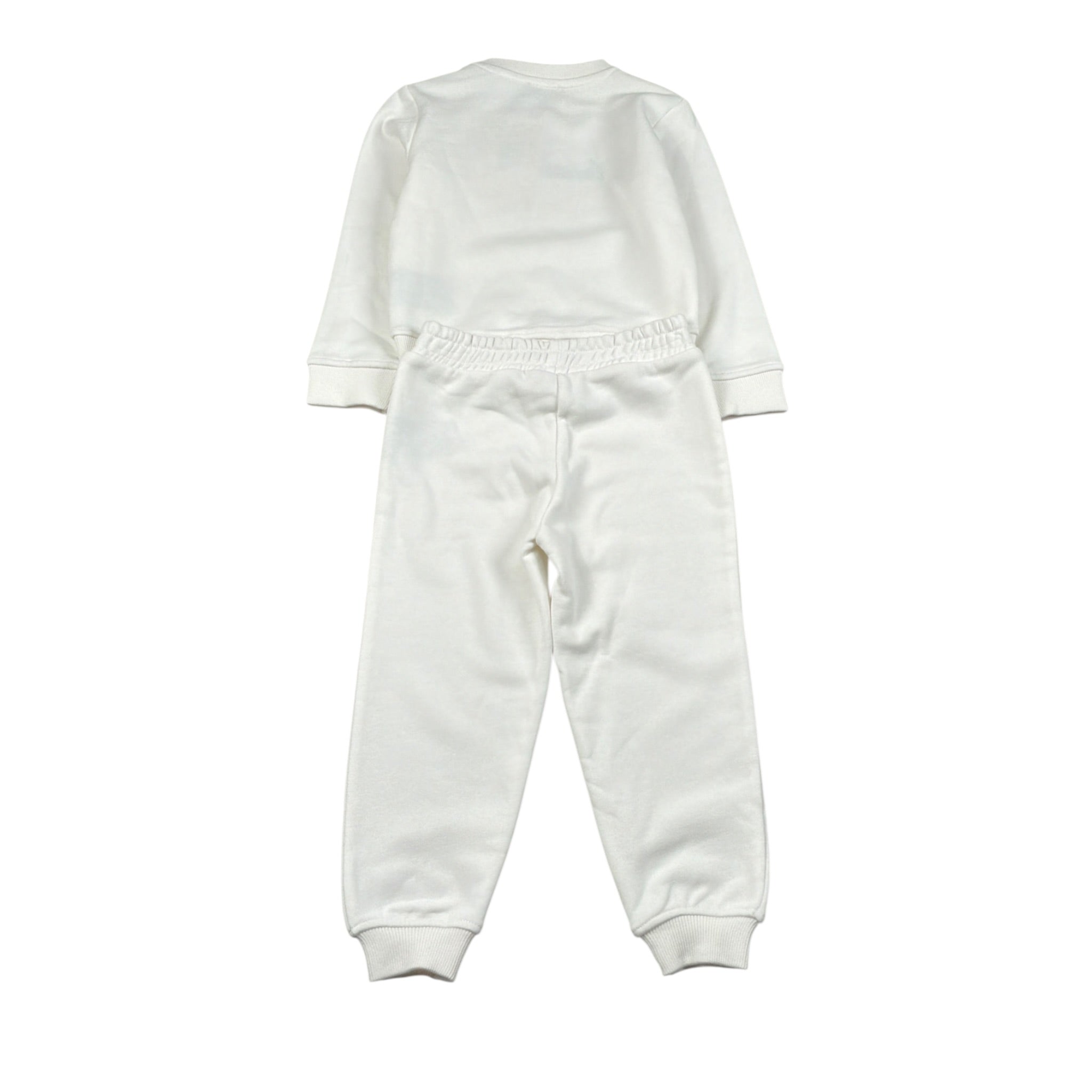 Trussardi Completo 2Pz Felpa-Pantalone tinta unita Bianco per Neonata TIA26028CF BIANCO TRUSSARDI 