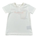 Trussardi T-Shirt tinta unita con Stampa Bianco per Neonata TIA26030TS BIANCO TRUSSARDI 