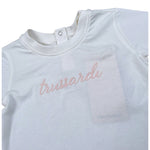 Trussardi T-Shirt tinta unita con Stampa Bianco per Neonata TIA26030TS BIANCO TRUSSARDI 