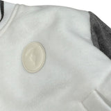 Trussardi Giubbino Bicolore Modello College con Bottoni Bianco/Grigio per Neonato TIA26037GB BIANCO/GRIGIO TRUSSARDI 