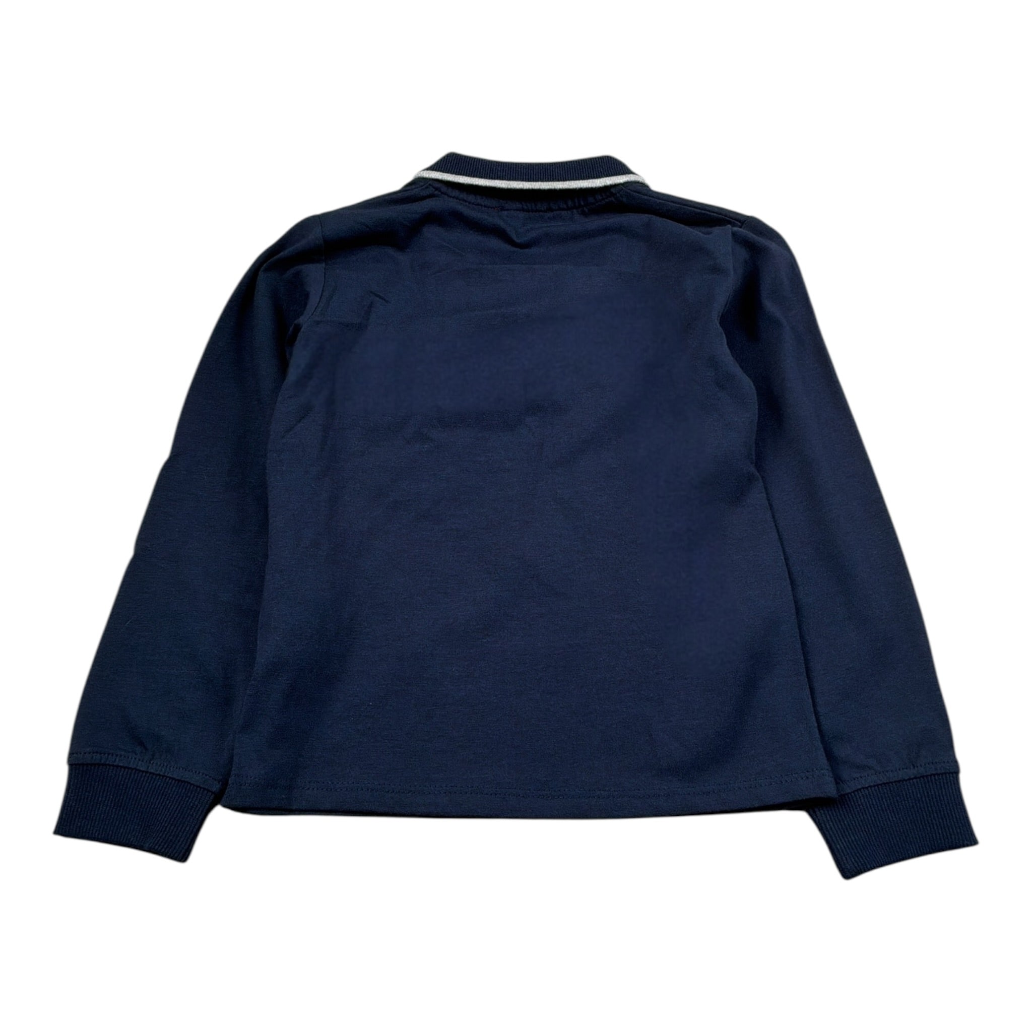 Trussardi Polo Manica Lunga Tinta Blu per Neonato TIA26040PO BLU TRUSSARDI 