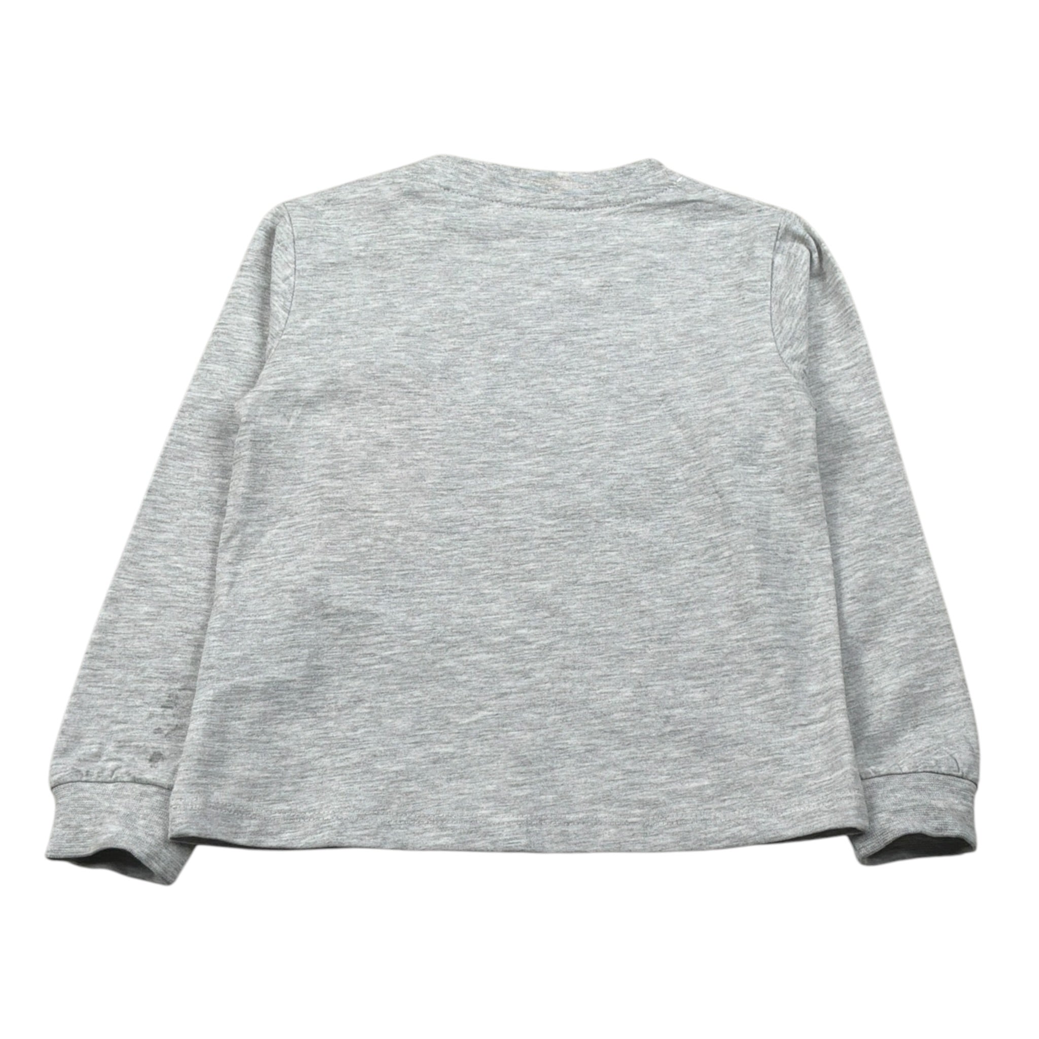 Trussardi Shirt Girocollo tinta unita con Logo Grigio per Neonato TIA26041TS GRIGIO TRUSSARDI 