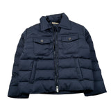 Trussardi Giubbino tinta unita con Colletto E Zip Blu per Neonato TIA26043PI BLU TRUSSARDI 