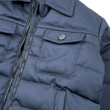Trussardi Giubbino tinta unita con Colletto E Zip Blu per Neonato TIA26043PI BLU TRUSSARDI 