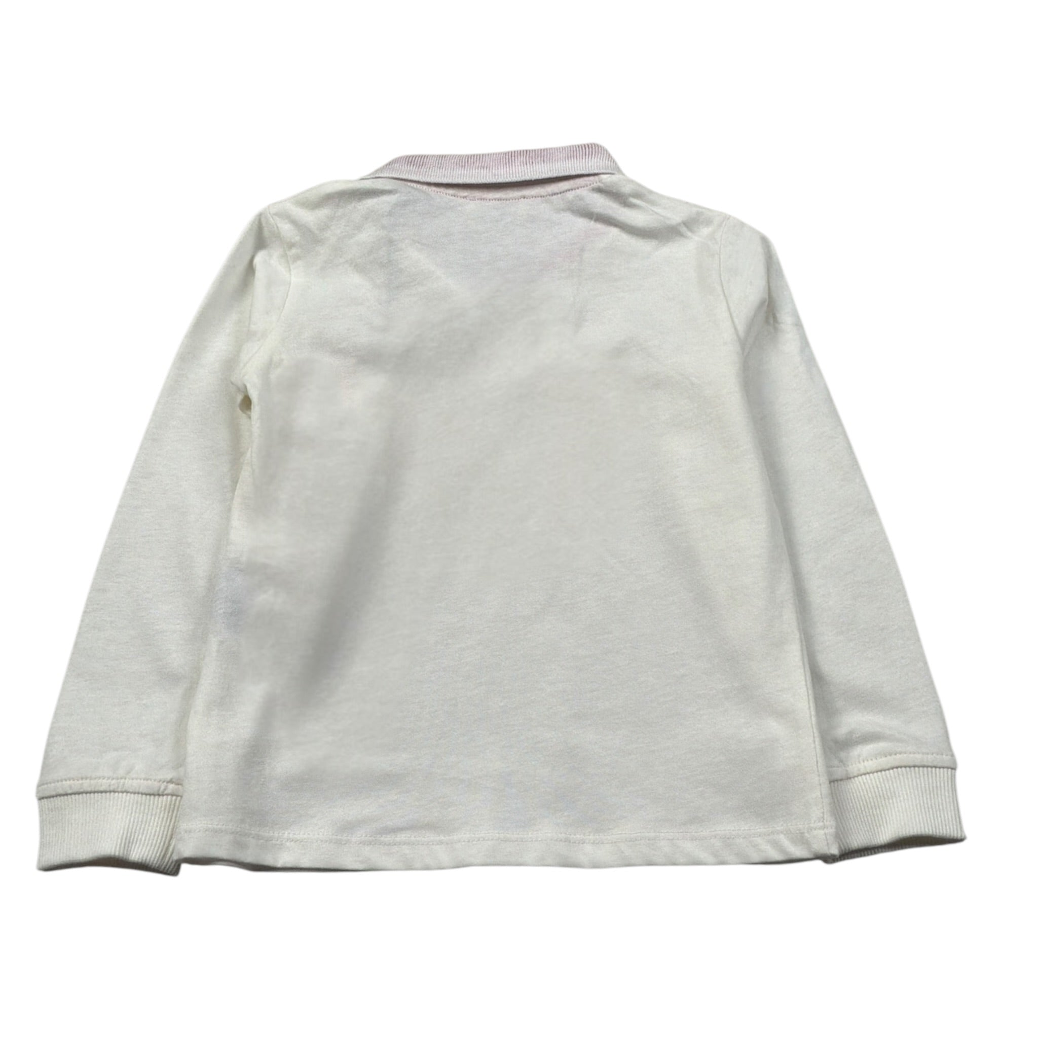Trussardi Polo Manica Lunga Tint Unita Panna per Neonato TIA26045PO PANNA TRUSSARDI 