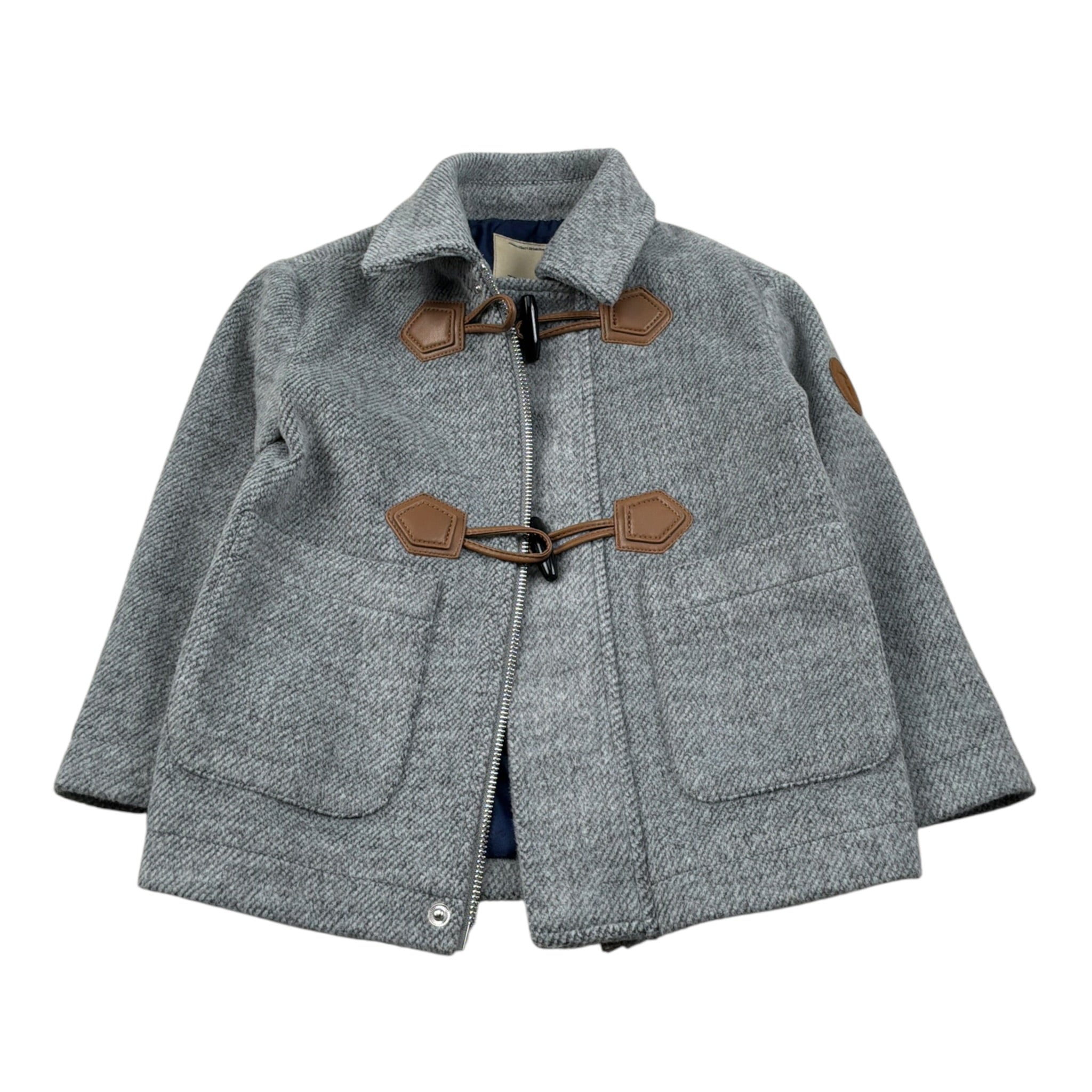 Trussardi Cappotto tinta unita Grigio per Neonato TIA26047CP GRIGIO TRUSSARDI 