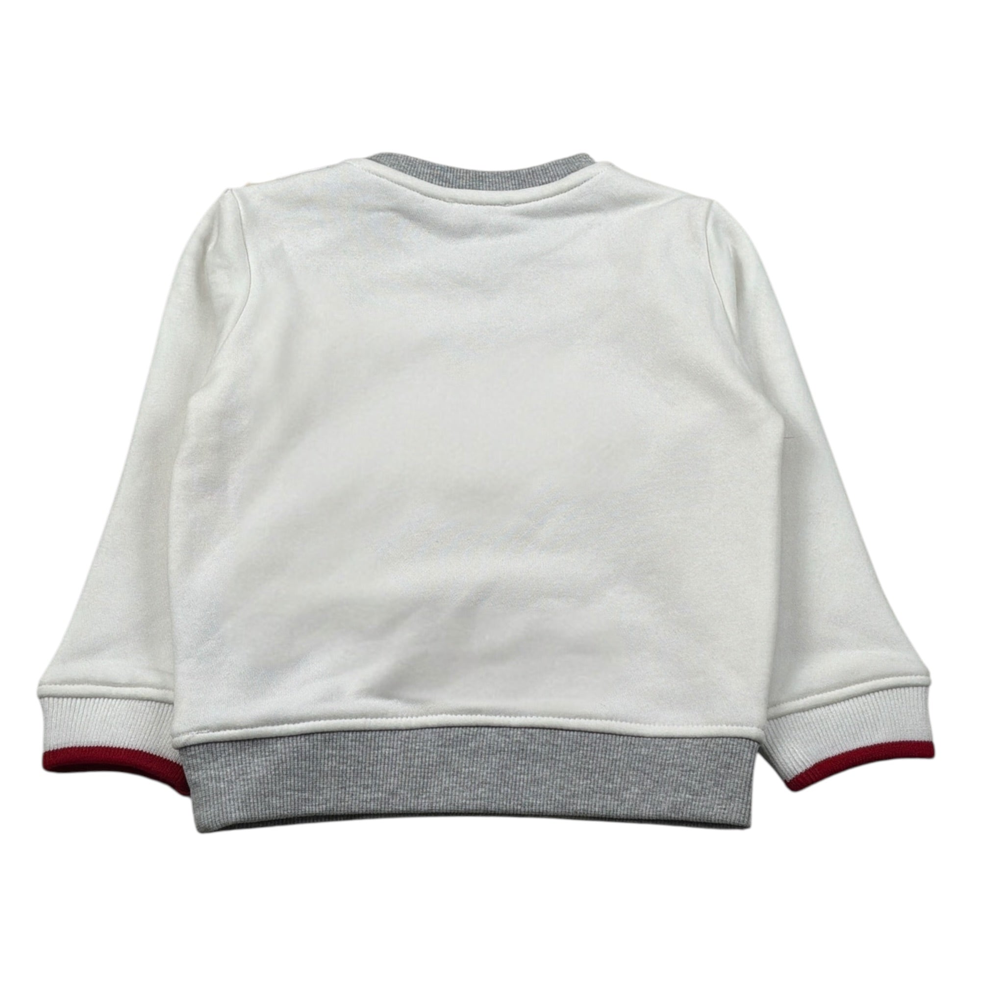 Trussardi Felpa Chiusa Girocollo tinta unita Panna per Neonato TIA26050FE PANNA TRUSSARDI 