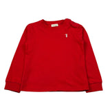 Trussardi Shirt Girocollo tinta unita con Logo Rosso per Neonato TIA26056TS ROSSO TRUSSARDI 