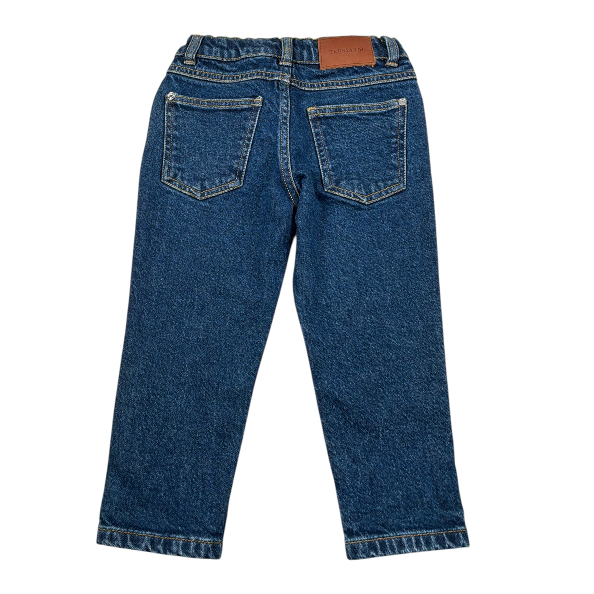 Trussardi Jeans tinta unita con Girovita Regolabile Blu per Neonato TIA26057JE BLU TRUSSARDI 