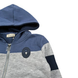 Trussardi Felpa con Zip E Cappuccio Grigio per Neonato TIA26058FE GRIGIO TRUSSARDI 
