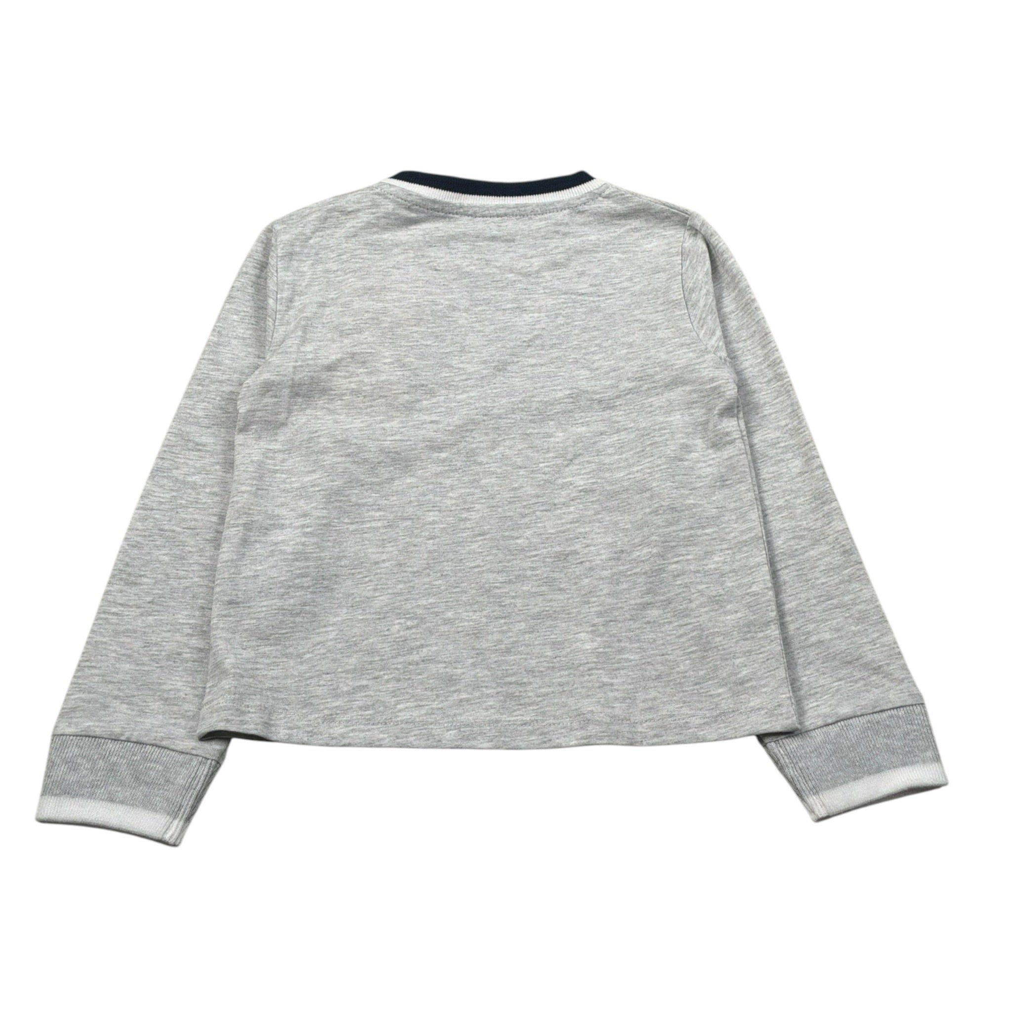 Trussardi Shirt Girocollo tinta unita con Stampa Grigio per Neonato TIA26063TS GRIGIO TRUSSARDI 
