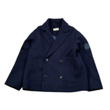 Trussardi Giacca tinta unita con Logo Blu per Neonato TIA26068GC BLU TRUSSARDI 