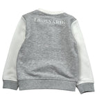 Trussardi Felpa tinta unita Girocollo con Maniche In Contrasto Grigio per Neonato TIA26070FE GRIGIO TRUSSARDI 