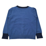 Trussardi Cardigan tinta unita con Logo Blu per Neonato TIA26071CD BLU TRUSSARDI 
