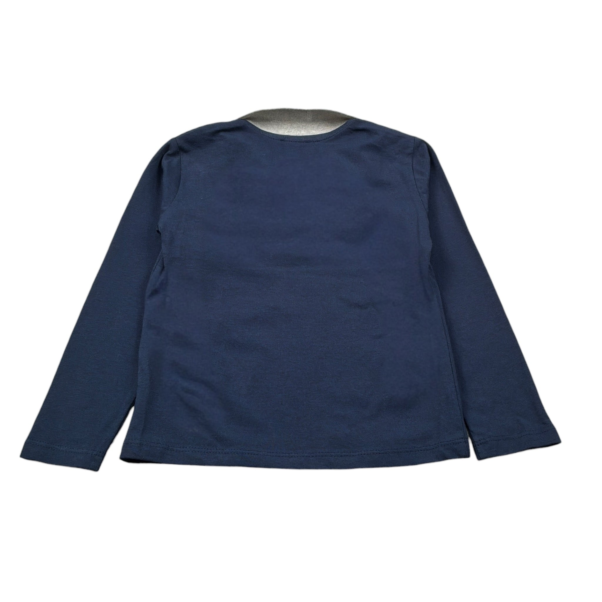 Trussardi Polo Manica Lunga tinta unita Blu per Neonato TIA26075PO BLU TRUSSARDI 