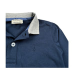 Trussardi Polo Manica Lunga tinta unita Blu per Neonato TIA26075PO BLU TRUSSARDI 