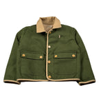 Trussardi Giacca tinta unita con Bottoni Verde per Neonata TIA26079GB VERDE TRUSSARDI 
