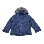 Trussardi Giubbino tinta unita con Cappuccio Blu per Neonato TIA26090GB BLU TRUSSARDI 