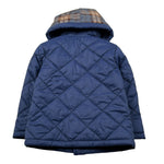 Trussardi Giubbino tinta unita con Cappuccio Blu per Neonato TIA26090GB BLU TRUSSARDI 