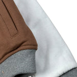 Trussardi Giubbino Bicolore Modello College con Bottoni Bianco/Marrone per Neonato TIA26091GB BIANCO/MARRONE TRUSSARDI 