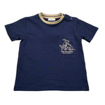 Trussardi T-Shirt Girocollo tinta unita con Taschino Blu per Neonato TIA26093TS BLU TRUSSARDI 