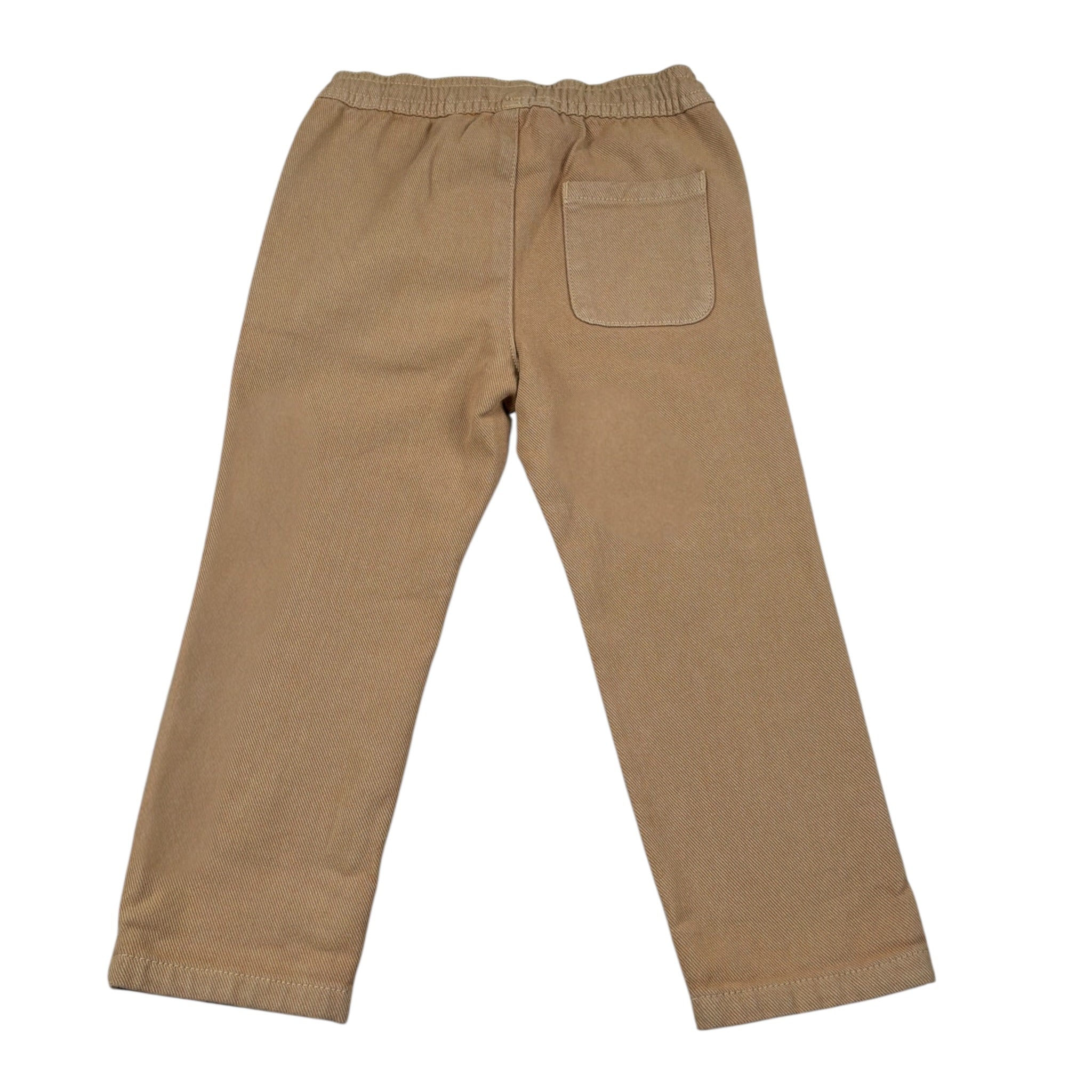 Trussardi Pantalone Tint Unita con Logo Beige per Neonato TIA26094PA BEIGE TRUSSARDI 