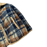Trussardi Giubbino Tricolore con Fantasia A Quadri Modello Teddy Beige per Neonato TIA26099GB BEIGE TRUSSARDI 