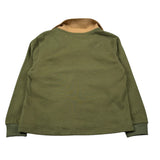 Trussardi Polo Manica Lunga tinta unita con Stampa Verde per Neonato TIA26101PO VERDE TRUSSARDI 