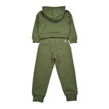 Trussardi Completo 2 Pezzi Felpa-Pantalone tinta unita Verde per Neonato TIA26102CF VERDE TRUSSARDI 