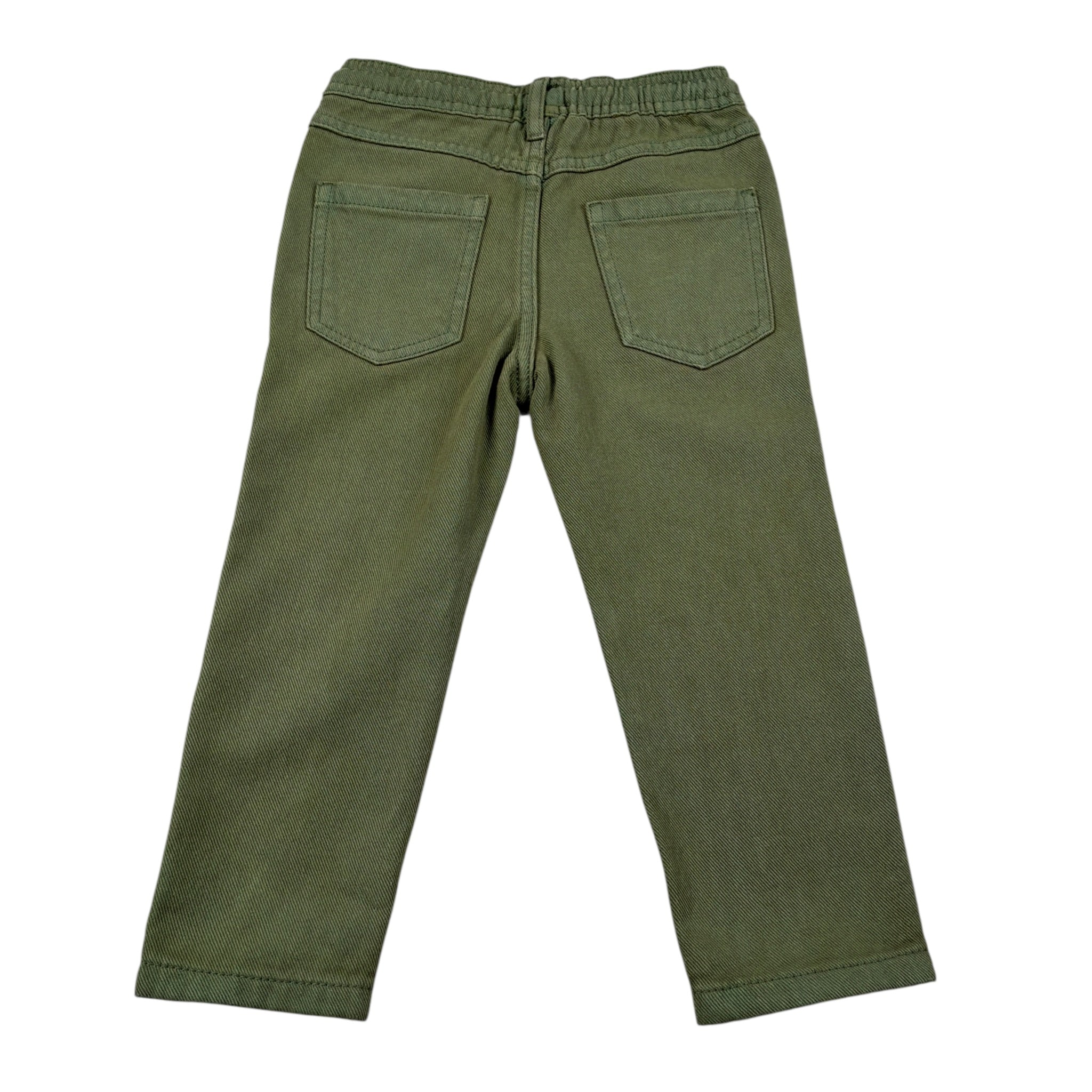 Trussardi Pantalone tinta unita con Elastico In Vita Verde per Neonato TIA26109PA VERDE TRUSSARDI 