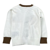 Trussardi Cardigan tinta unita con Profili In Contrasto Bianco per Neonato TIA26111CD BIANCO TRUSSARDI 