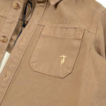 Trussardi Camicia tinta unita con Logo Beige per Neonato TIA26115CA BEIGE TRUSSARDI 