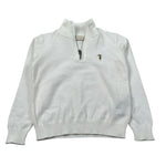 Trussardi Maglia tinta unita con Zip Panna per Neonato TIA26116MA PANNA TRUSSARDI 