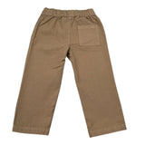 Trussardi Pantalone tinta unita con Elastico In Vita Beige per Neonato TIA26117PA BEIGE TRUSSARDI 