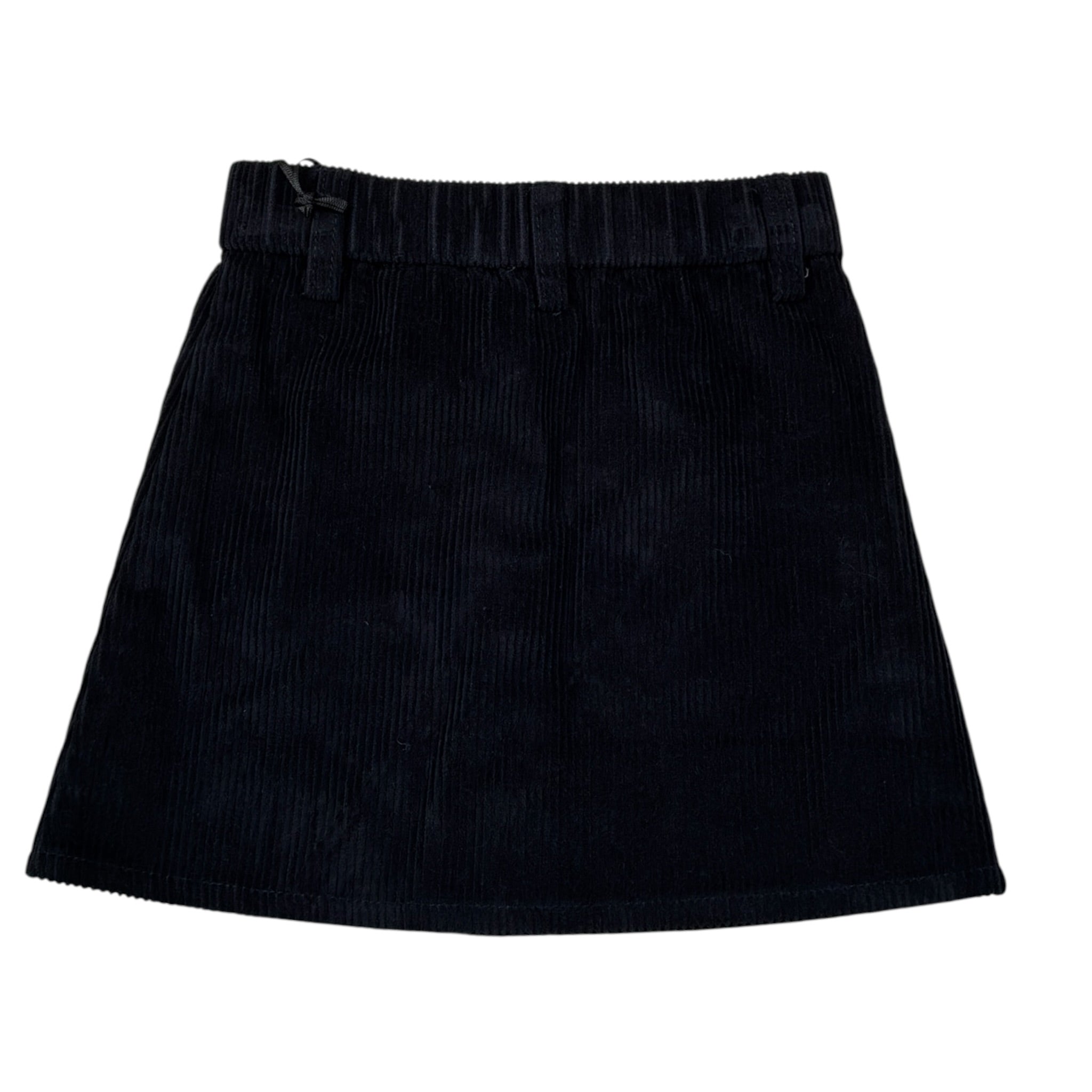 Trussardi Gonna tinta unita In Velluto con Logo Blu per Neonata TIA26121GO BLU TRUSSARDI 