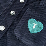 Trussardi Gonna tinta unita In Velluto con Logo Blu per Neonata TIA26121GO BLU TRUSSARDI 