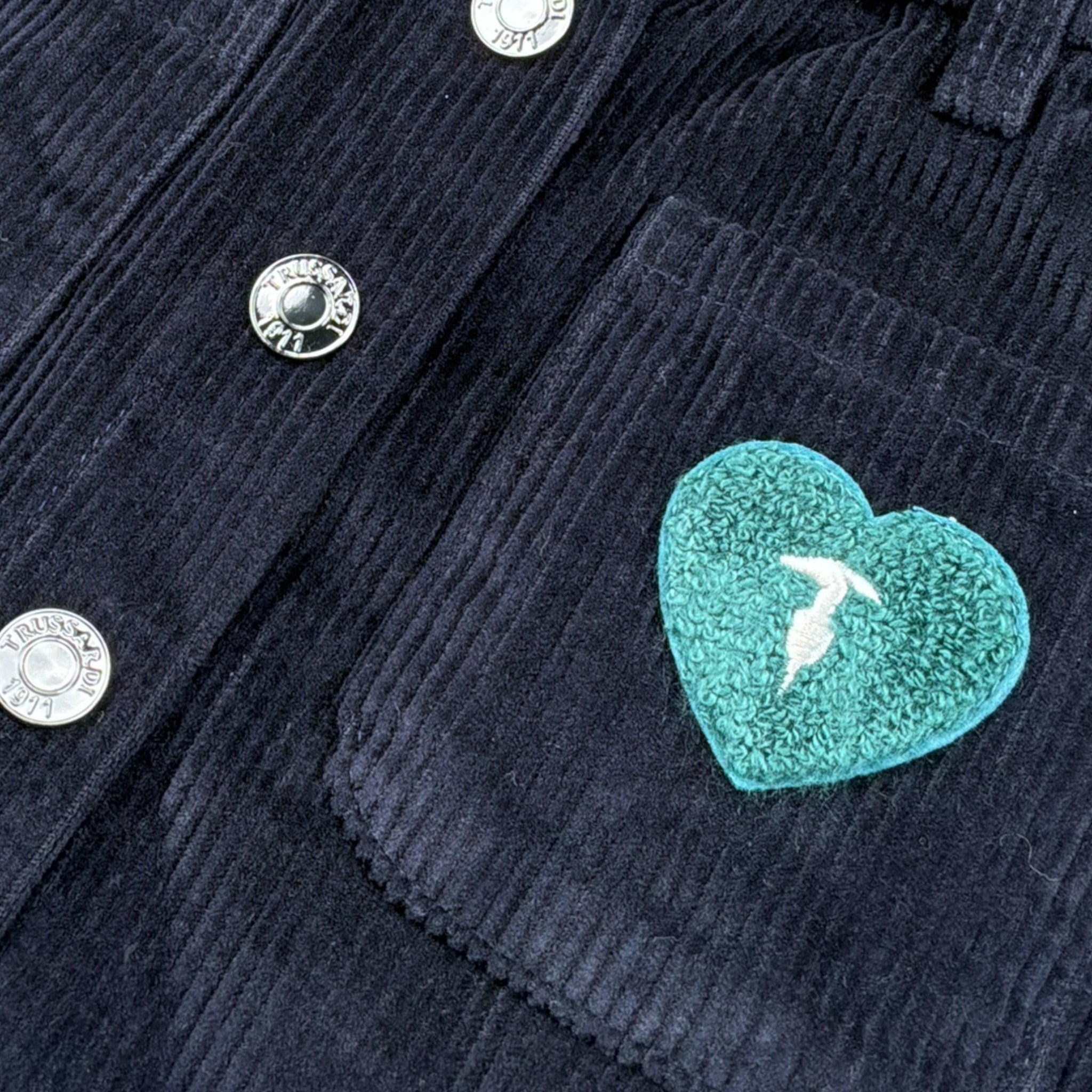 Trussardi Gonna tinta unita In Velluto con Logo Blu per Neonata TIA26121GO BLU TRUSSARDI 
