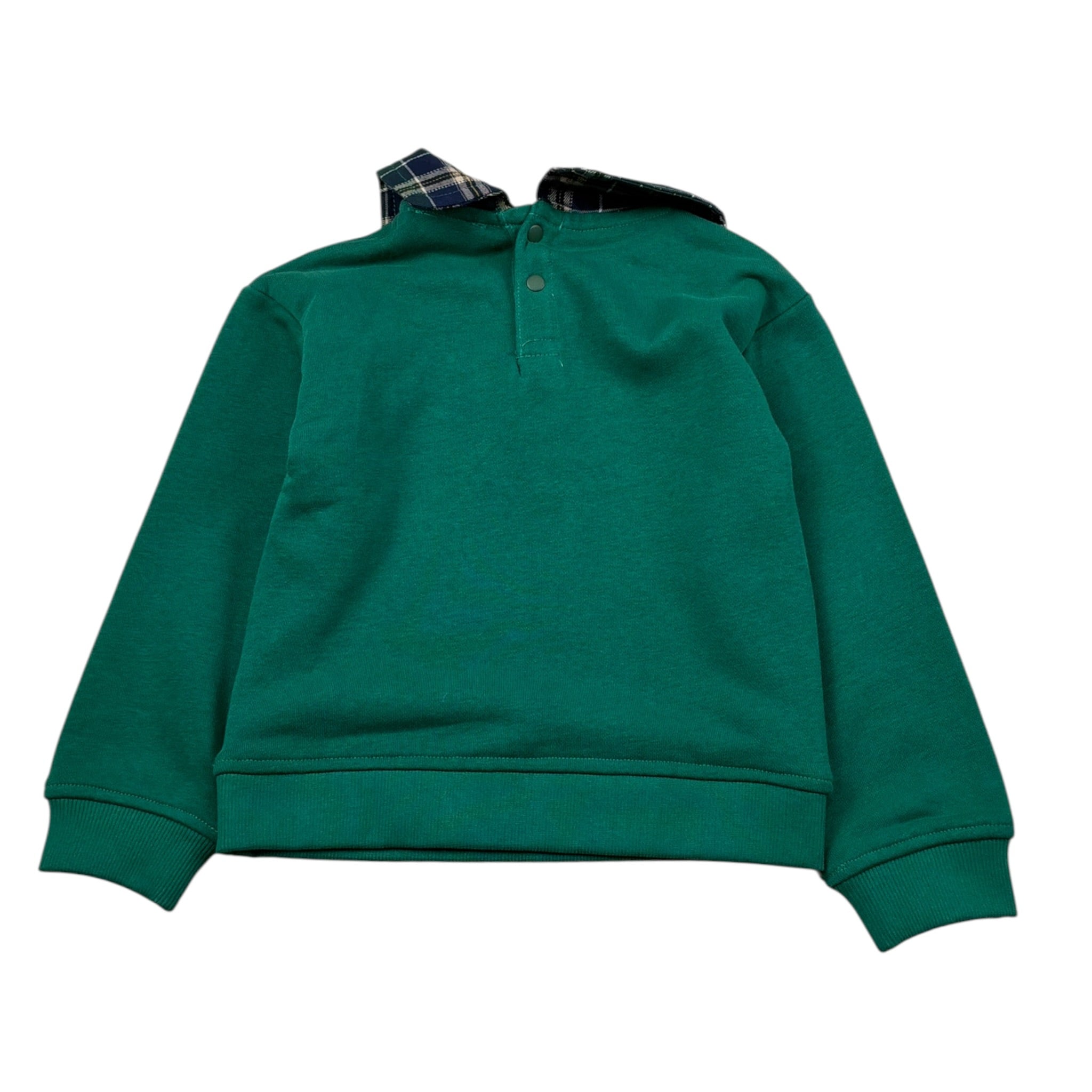 Trussardi Felpa tinta unita con Colletto Verde per Neonata TIA26122FE VERDE TRUSSARDI 