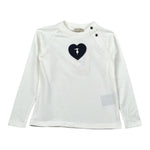 Trussardi Shirt tinta unita con Stampa Bianco per Neonata TIA26123TS BIANCO TRUSSARDI 