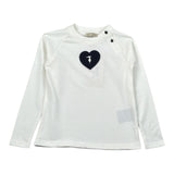 Trussardi Shirt tinta unita con Stampa Bianco per Neonata TIA26123TS BIANCO TRUSSARDI 