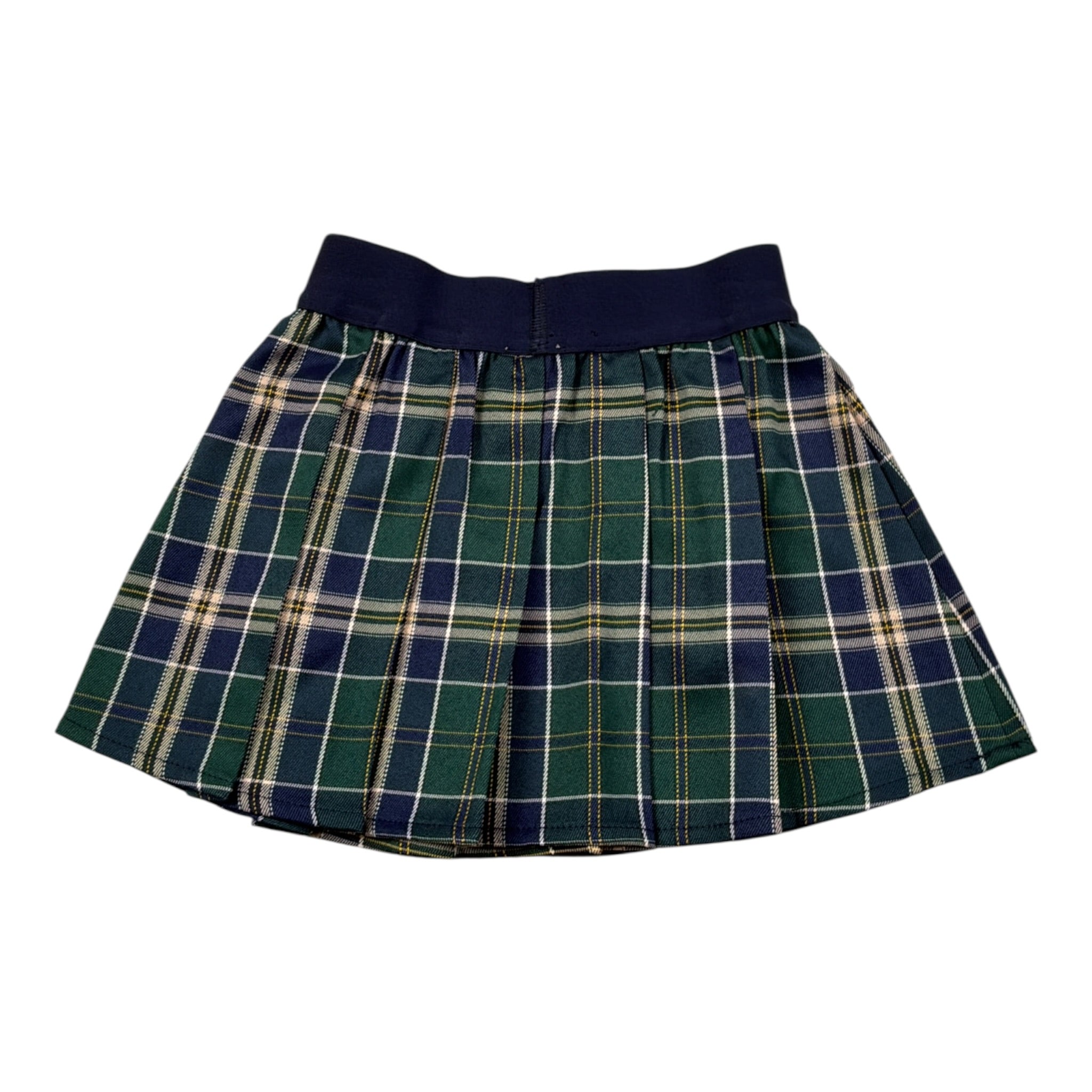 Trussardi Gonna tinta unita con Fatasia Scozzese Verde per Neonata TIA26124GO VERDE TRUSSARDI 