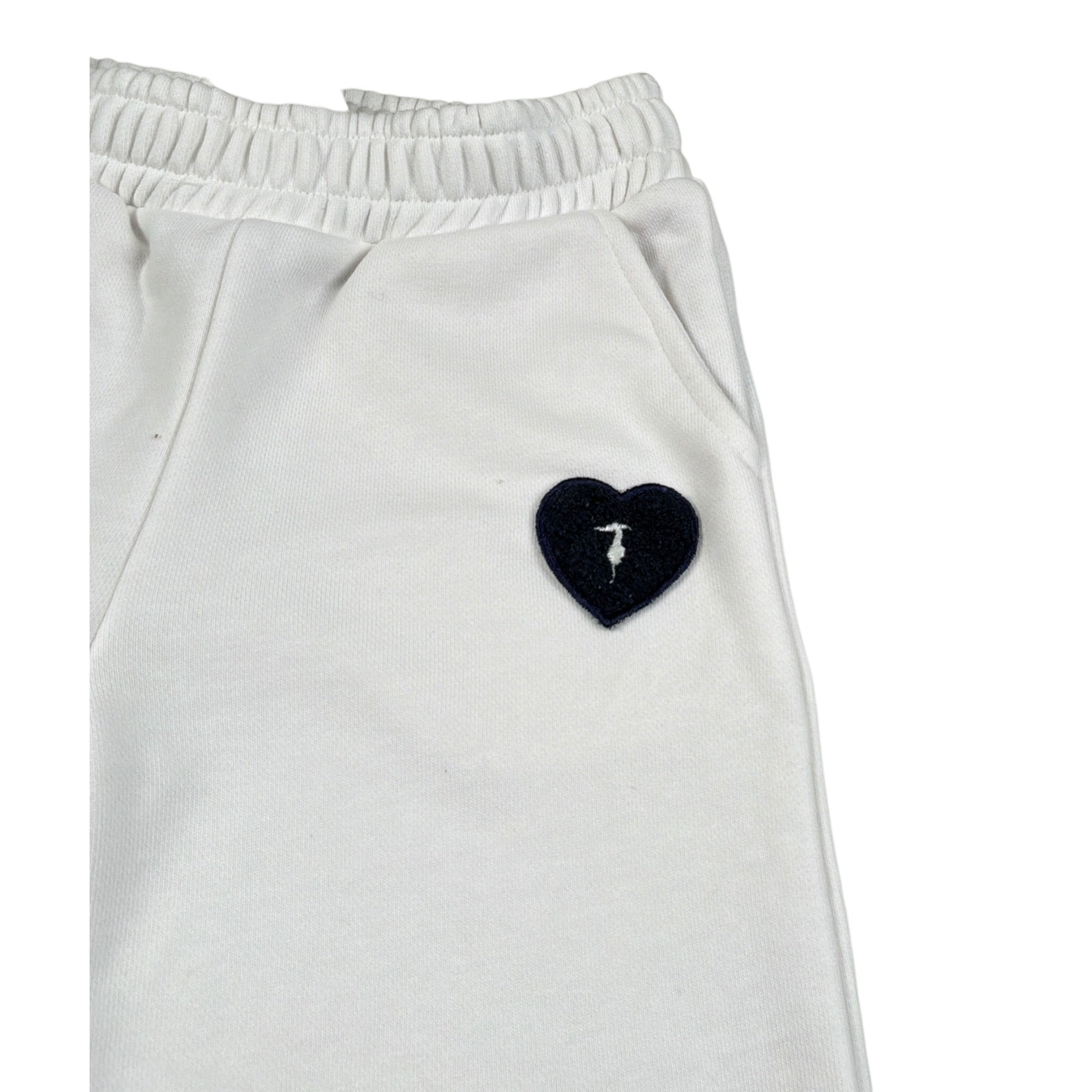 Trussardi Pantalone Tuta tinta unita con Logo Bianco per Neonata TIA26127PA BIANCO TRUSSARDI 