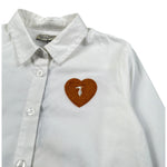 Trussardi Camicia Manica Lunga Tinta Uita Panna per Neonato TIA26134CA PANNA TRUSSARDI 
