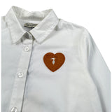 Trussardi Camicia Manica Lunga Tinta Uita Panna per Neonato TIA26134CA PANNA TRUSSARDI 