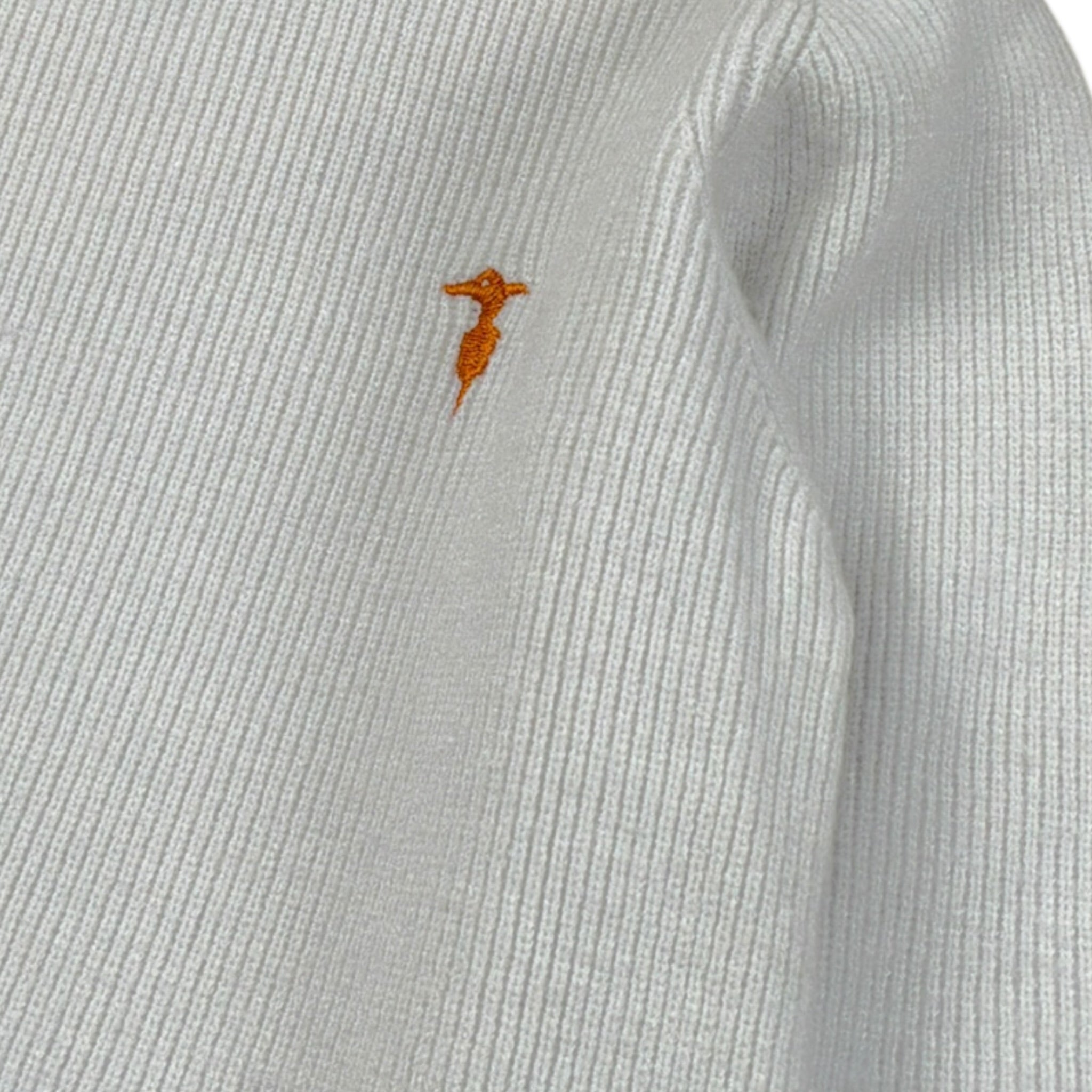 Trussardi Maglia tinta unita Mezzocollo Bianco per Neonato TIA26135MA BIANCO TRUSSARDI 