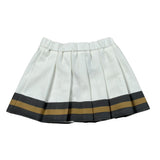 Trussardi Gonna tinta unita con Elastico In Vita Bianco per Neonata TIA26136GO BIANCO TRUSSARDI 