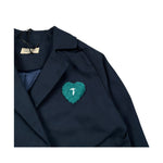 Trussardi Trench tinta unita Doppiopetto Blu per Neonato TIA26137TS BLU TRUSSARDI 